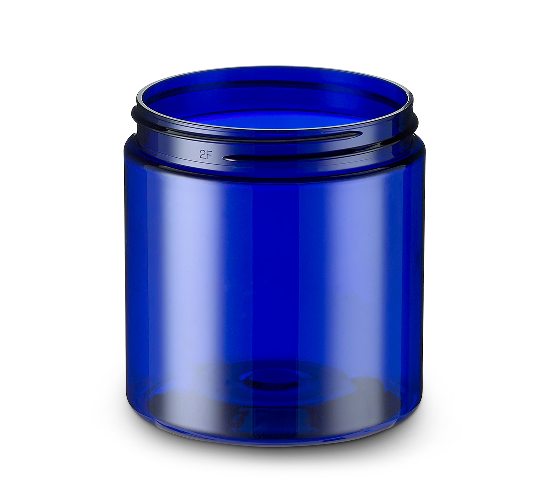8 oz. Clear PET Plastic Jar, 70mm 70-400