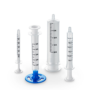 group of plastic oral syringes for nutraceutical use