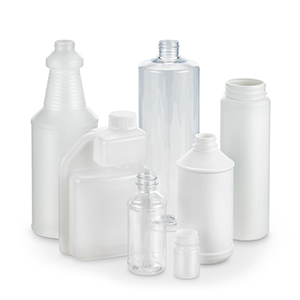 a group of plastic containers for personal use